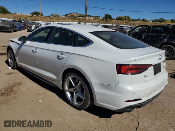 2018 Audi A5 Sportback Prestige with VIN WAUFNCF5XJA066581, listed as a Copart auction lot 72755433 with 68,138 mi miles. Bid and sale history available at carsss.com. Image 2.