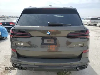 2025 BMW X5 sDrive40i with VIN 5UX13EU07S9Z06159, listed as a Copart auction lot 46913255 with 202 mi miles and Salvage Title. Bid and sale history available at carsss.com. Image 6.