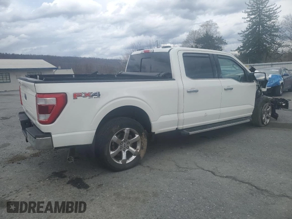 2023 Ford F-150 XL with VIN 1FTFW1E5XPFA44341, listed as a Copart auction lot 50811115 with 16,483 mi miles and Salvage Title. Bid and sale history available at carsss.com. Image 3.