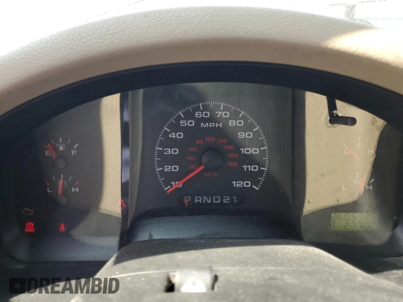 2006 Ford F-150 STX with VIN 1FTRX02WX6KB72599, listed as a Copart auction lot 58015195 with 260,572 mi miles and Salvage title. Bid and sale history available at DreamBid. Image 9.