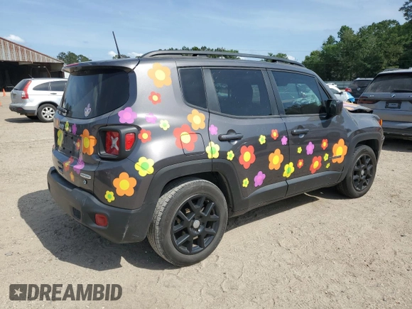 2020 Jeep Renegade Latitude with VIN ZACNJABBXLPM04037, listed as a Copart auction lot 56849225 with 30,738 mi miles and Salvage title. Bid and sale history available at DreamBid. Image 3.