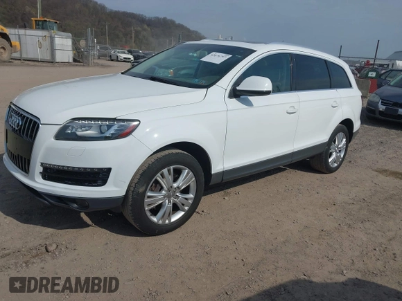 2010 Audi Q7 Premium Plus with VIN WA1LYAFE0AD005749, listed as a IAAI auction lot 42076797 with 174,166 mi miles and . Bid and sale history available at DreamBid. Image 2.