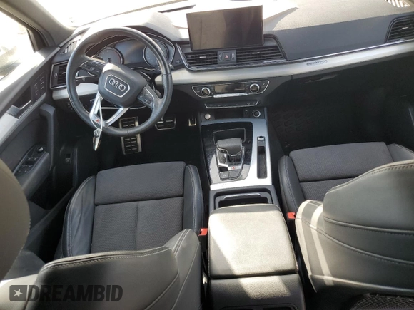 2021 Audi SQ5 Premium Plus with VIN WA1A4AFY1M2073202, listed as a Copart auction lot 75357073 with 39,697 mi miles. Bid and sale history available at carsss.com. Image 8.