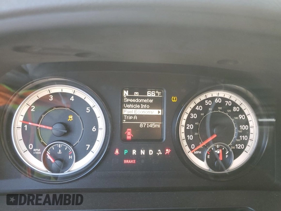 2017 Ram 1500 Tradesman with VIN 1C6RR7FT1HS764518, listed as a Copart auction lot 77425204 with 87,145 mi miles and Salvage title. Bid and sale history available at DreamBid. Image 9.