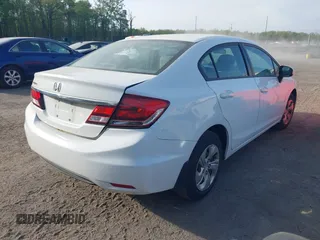 2015 Honda Civic Sedan LX with VIN 19XFB2F58FE292421, listed as a IAAI auction lot 42096298 with 141,594 mi miles. Bid and sale history available at carsss.com. Image 4.