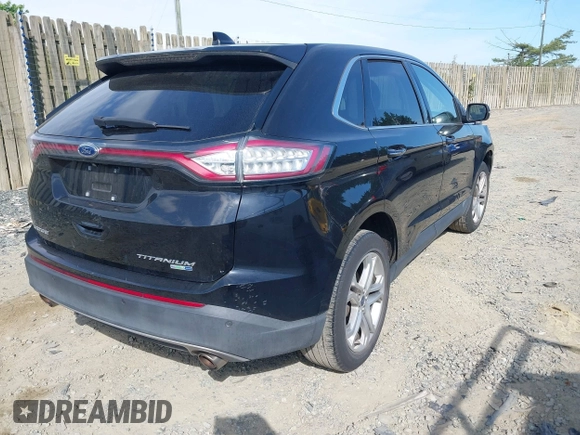 2017 Ford Edge Titanium z VIN 2FMPK4K9XHBB89970, wystawiony jako IAAI lot #42234295 z przebiegiem 100 403 mil mil oraz . Historia ofert i sprzedaży dostępna na DreamBid. Obrazek 4.