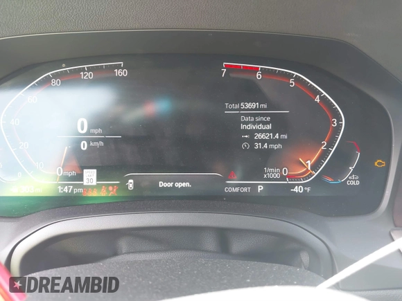 2022 BMW 3 Series 330i с VIN 3MW5R1J06N8C32399, выставлен на аукционе IAAI как лот 41788730 с пробегом 53 691 миль миль и . История ставок и продаж доступна на DreamBid. Изображение 15.
