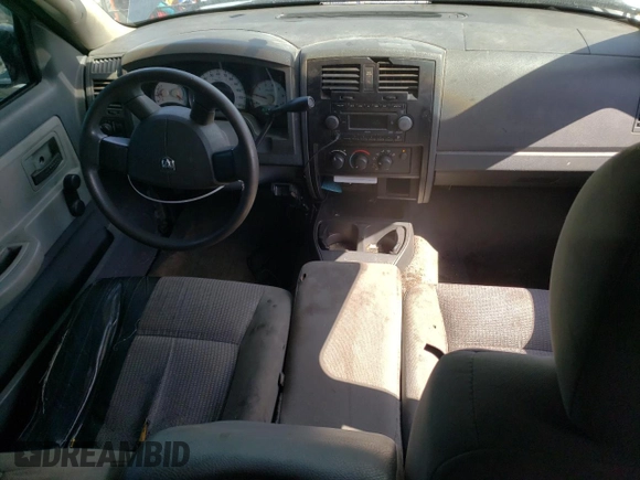 2007 Dodge Dakota ST with VIN 1D7HE22K67S117844, listed as a Copart auction lot 54493505 with 160,180 mi miles and Clean Title. Bid and sale history available at DreamBid. Image 8.