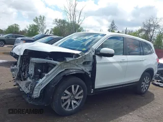 2021 Honda Pilot EX-L with VIN 5FNYF6H57MB054147, listed as a IAAI auction lot 42158910 with 37,811 mi miles and . Bid and sale history available at DreamBid. Image 18.