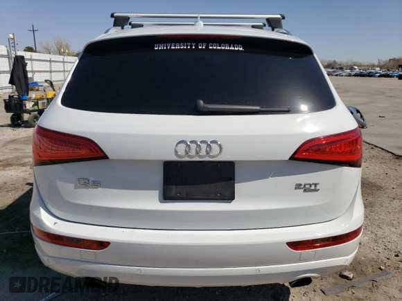 2014 Audi Q5 Premium Plus with VIN WA1LFAFPXEA057288, listed as a Copart auction lot 52636095 with 133,401 mi miles and Salvage Title. Bid and sale history available at carsss.com. Image 6.
