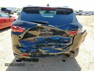 2020 Chevrolet Blazer RS with VIN 3GNKBERS8LS728528, listed as a Copart auction lot 61443675 with 71,173 mi miles and Salvage title. Bid and sale history available at DreamBid. Image 6.