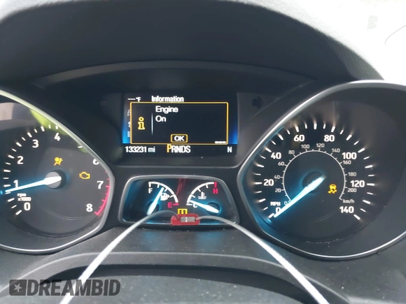 2017 Ford Escape SE with VIN 1FMCU9GD7HUA56550, listed as a IAAI auction lot 41779624 with 133,231 mi miles. Bid and sale history available at carsss.com. Image 7.