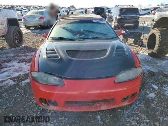 1998 Mitsubishi Eclipse GS with VIN 4A3AX35G4WE002625, listed as a Copart auction lot 88433365 with 227,413 mi miles and Salvage Title. Bid and sale history available at carsss.com. Image 5.