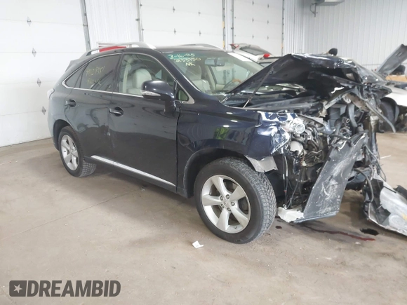 2010 Lexus RX 350 with VIN 2T2BK1BA7AC033174, listed as a IAAI auction lot 41829351 with 0 mi miles. Bid and sale history available at carsss.com. Image 1.