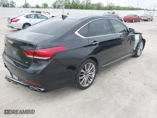 2019 Hyundai Genesis 5.0L with VIN KMHGN4JF4KU291345, listed as a IAAI auction lot 41973574 with 68,924 mi miles. Bid and sale history available at carsss.com. Image 4.