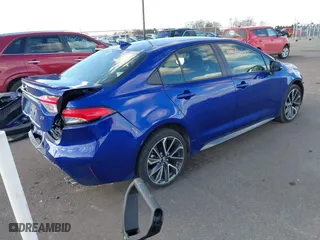 2021 Toyota Corolla SE with VIN JTDS4MCE6MJ062014, listed as a IAAI auction lot 41676601 with 23,902 mi miles. Bid and sale history available at carsss.com. Image 4.