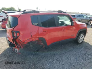 2020 Jeep Renegade Latitude with VIN ZACNJBBB8LPL41025, listed as a Copart auction lot 55120655 with 75,101 mi miles and Clean title. Bid and sale history available at DreamBid. Image 3.