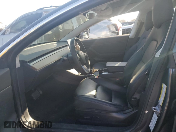 2020 Tesla Model 3 Long Range with VIN 5YJ3E1EB6LF616807, listed as a Copart auction lot 49485625 with 34,896 mi miles and Salvage Title. Bid and sale history available at carsss.com. Image 7.