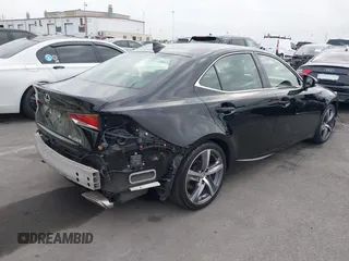 2017 Lexus IS with VIN JTHBA1D25H5041129, listed as a IAAI auction lot 42025094 with 102,568 mi miles. Bid and sale history available at carsss.com. Image 4.
