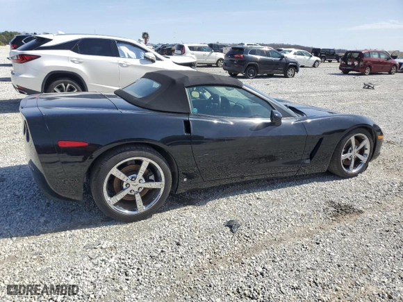 2009 Chevrolet Corvette with VIN 1G1YY36W495101639, listed as a Copart auction lot 48366085 with 104,594 mi miles and Salvage Title. Bid and sale history available at carsss.com. Image 3.