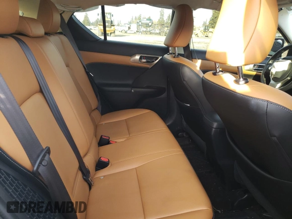 2017 Lexus CT with VIN JTHKD5BH1H2289871, listed as a Copart auction lot 84343364 with 95,488 mi miles and Salvage Title. Bid and sale history available at carsss.com. Image 10.