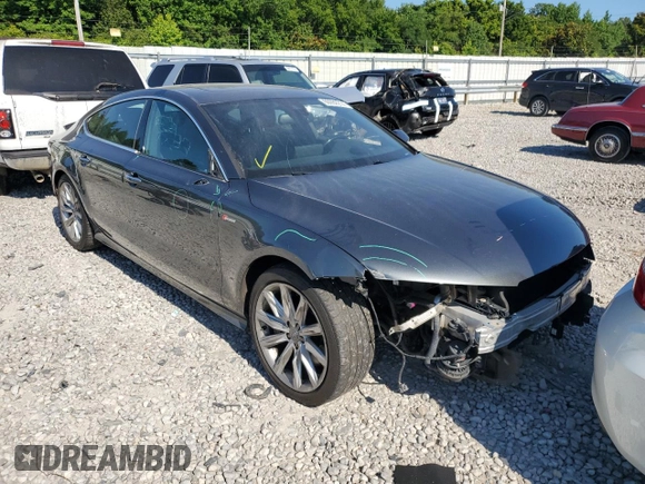 2015 Audi A7 3.0 Prestige with VIN WAU2GAFC4FN015153, listed as a Copart auction lot 60092214 with Not Provided miles and Salvage Title. Bid and sale history available at carsss.com. Image 4.