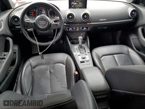2017 Audi A3 Sedan Premium with VIN WAUAUGFF8H1079188, listed as a Copart auction lot 55514484 with 78,242 mi miles. Bid and sale history available at carsss.com. Image 8.