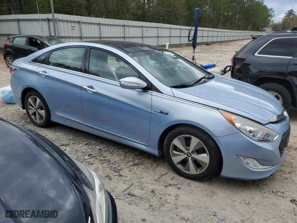 2012 Hyundai Sonata Hybrid with VIN KMHEC4A4XCA041753, listed as a Copart auction lot 50349495 with NaN miles and Clean Title. Bid and sale history available at carsss.com. Image 4.