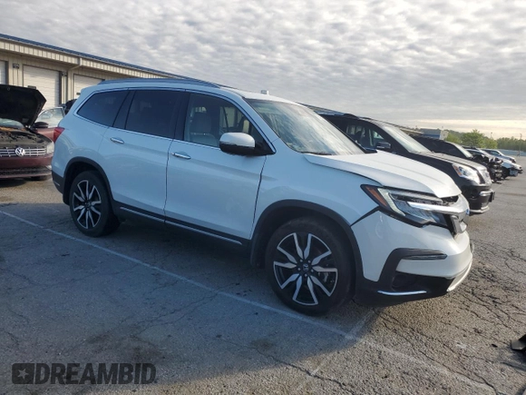 2020 Honda Pilot Elite with VIN 5FNYF6H01LB047889, listed as a Copart auction lot 54593715 with 63,534 mi miles and Salvage title. Bid and sale history available at DreamBid. Image 4.