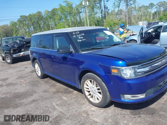 2014 Ford Flex SEL z VIN 2FMGK5C89EBD35265, wystawiony jako IAAI lot #41954103 z przebiegiem 87 767 mil mil oraz . Historia ofert i sprzedaży dostępna na DreamBid. Obrazek 1.