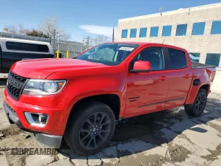 2020 Chevrolet Colorado 4WD LT with VIN 1GCGTCEN2L1208469, listed as a Copart auction lot 48008395 with 35,817 mi miles and Salvage Title. Bid and sale history available at carsss.com. Image 1.