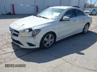 2015 Mercedes-Benz CLA 250 with VIN WDDSJ4EB0FN176541, listed as a IAAI auction lot 41870633 with 105,977 mi miles and . Bid and sale history available at DreamBid. Image 2.