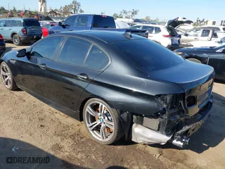 2014 BMW M5 with VIN WBSFV9C56ED097611, listed as a IAAI auction lot 41845196 with 72,215 mi miles. Bid and sale history available at carsss.com. Image 3.
