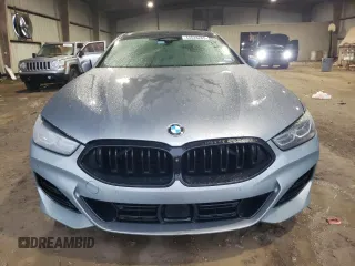 2023 BMW 8 Series 840i with VIN WBAGV2C06PCM19659, listed as a Copart auction lot 44528285 with 0 mi miles and Salvage Title. Bid and sale history available at carsss.com. Image 5.