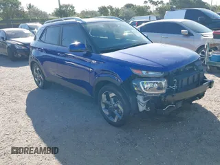 2022 Hyundai Venue SEL with VIN KMHRC8A35NU154334, listed as a IAAI auction lot 41732747 with 38,578 mi miles and . Bid and sale history available at DreamBid. Image 1.