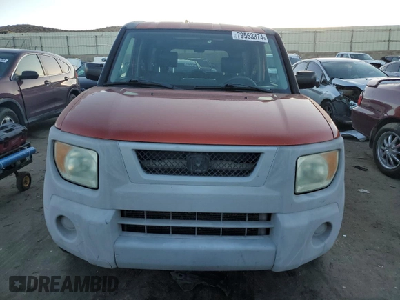 2003 Honda Element EX with VIN 5J6YH27683L048876, listed as a Copart auction lot 79563374 with 192,240 mi miles and Salvage Title. Bid and sale history available at DreamBid. Image 5.