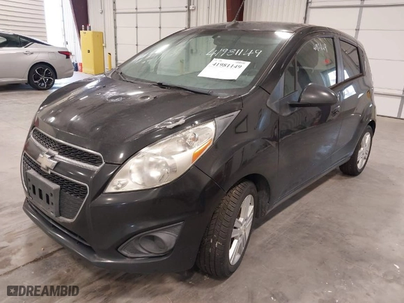 2014 Chevrolet Spark LT with VIN KL8CD6S93EC458128, listed as a IAAI auction lot 41981149 with 142,240 mi miles. Bid and sale history available at carsss.com. Image 2.