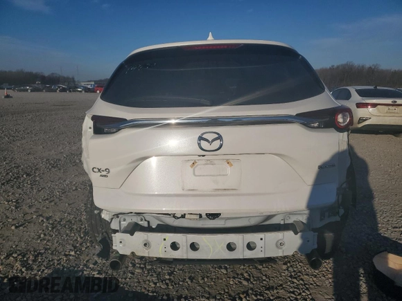 2023 Mazda CX-9 Touring with VIN JM3TCBCY3P0657068, listed as a Copart auction lot 47177395 with 21,869 mi miles and Salvage title. Bid and sale history available at DreamBid. Image 6.