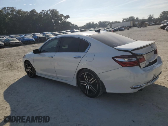2017 Honda Accord Sport with VIN 1HGCR2F58HA066854, listed as a Copart auction lot 43405125 with 142,548 mi miles and Salvage Title. Bid and sale history available at carsss.com. Image 2.