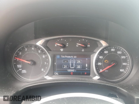 2019 GMC Terrain SLE with VIN 3GKALMEV3KL196212, listed as a Copart auction lot 55538265 with 120,543 mi miles and Salvage title. Bid and sale history available at DreamBid. Image 9.