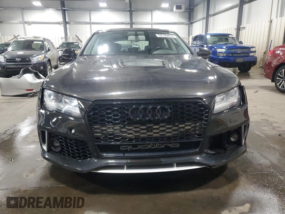 2013 Audi A7 Prestige with VIN WAU2GAFC0DN154192, listed as a Copart auction lot 52795815 with 114,947 mi miles and Salvage title. Bid and sale history available at DreamBid. Image 5.