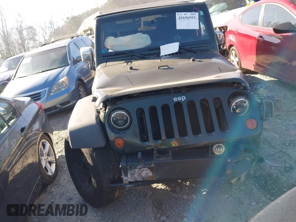 2010 Jeep Wrangler Sport with VIN 1J4AA2D16AL212492, listed as a IAAI auction lot 41656955 with 225,718 mi miles and . Bid and sale history available at carsss.com. Image 11.