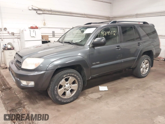 2003 Toyota 4Runner SR5 with VIN JTEBU14R630018160, listed as a IAAI auction lot 42145312 with 296,865 mi miles and . Bid and sale history available at DreamBid. Image 2.