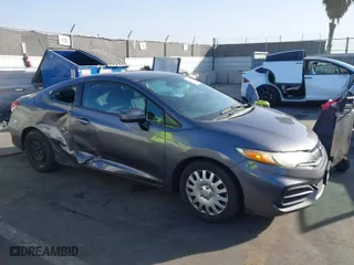 2015 Honda Civic Coupe LX with VIN 2HGFG3B56FH530995, listed as a IAAI auction lot 41278533 with 122,945 mi miles. Bid and sale history available at carsss.com. Image 13.