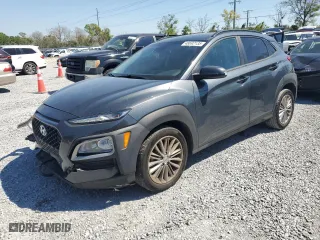2021 Hyundai Kona SEL with VIN KM8K22AA6MU706552, listed as a Copart auction lot 48692135 with 96,038 mi miles and Non Repairable. Bid and sale history available at carsss.com. Image 1.