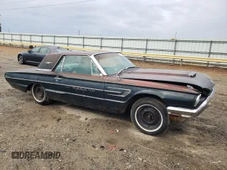 1965 Ford Thunderbird with VIN 5Y83Z115832, listed as a Copart auction lot 50210145 with 25,612 mi miles and Clean Title. Bid and sale history available at DreamBid. Image 4.
