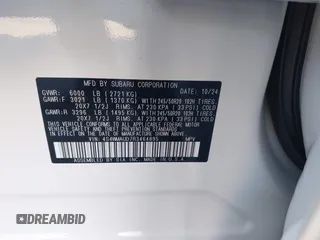 2024 Subaru Ascent Limited z VIN 4S4WMAUD7R3464895, wystawiony jako IAAI lot #41425701 z przebiegiem 670 mil mil oraz . Historia ofert i sprzedaży dostępna na DreamBid. Obrazek 9.