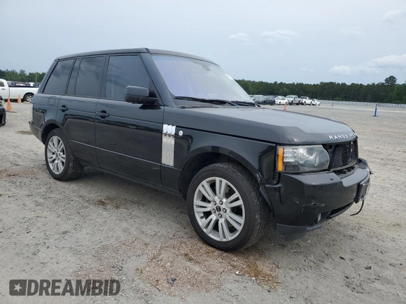 2012 Land Rover Range Rover HSE Lux with VIN SALMF1D41CA377298, listed as a Copart auction lot 59918475 with 127,905 mi miles and Salvage title. Bid and sale history available at DreamBid. Image 4.