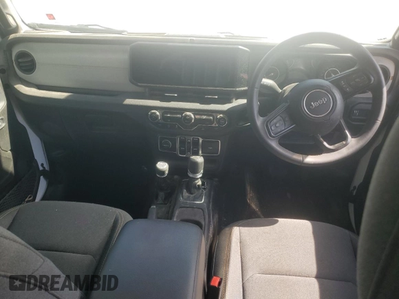 2024 Jeep Wrangler Sport with VIN 1C4PJXKN5RW237039, listed as a Copart auction lot 61205175 with 15,012 mi miles and Non repairable. Bid and sale history available at DreamBid. Image 8.