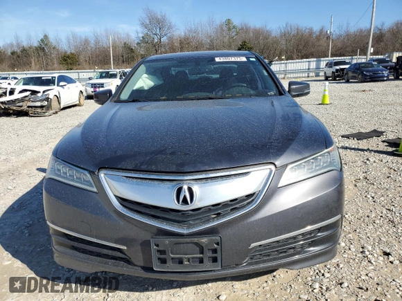 2016 Acura TLX with VIN 19UUB1F33GA015164, listed as a Copart auction lot 43807375 with 195,648 mi miles and Salvage Title. Bid and sale history available at carsss.com. Image 5.